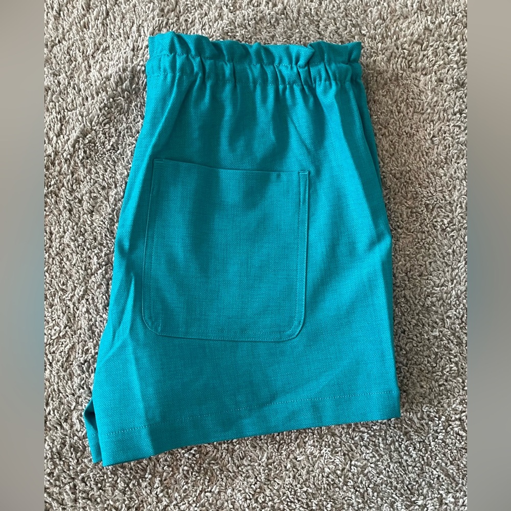 Liverpool Women's Teal Shorts- “Lake Blue” Comfy dressy/casual Shorts, size Med - Picture 6 of 16